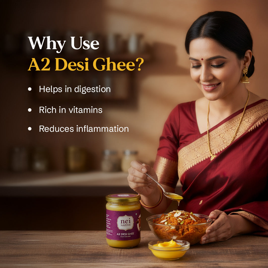 A2 Desi Bilona Cow Ghee