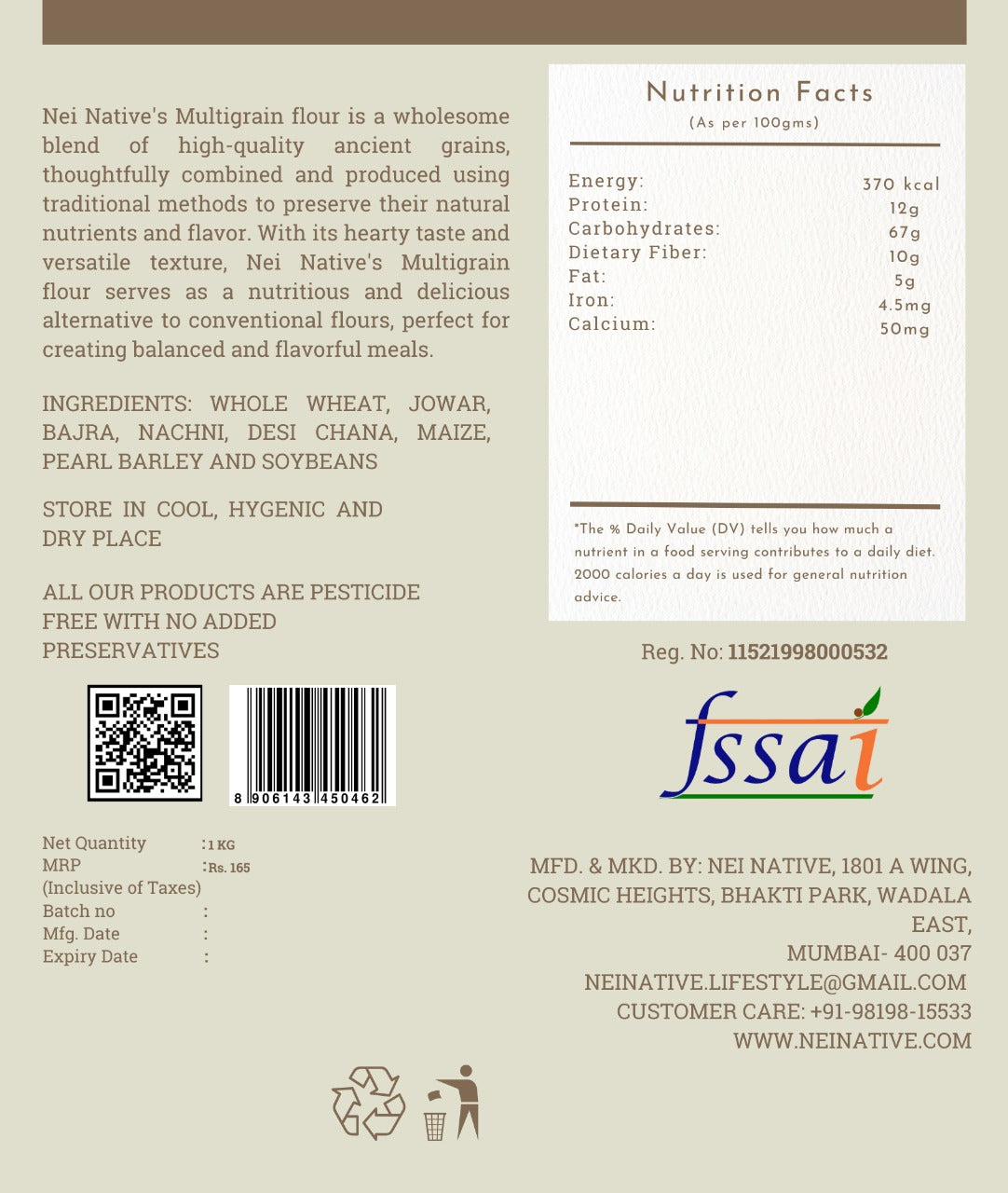 Multigrain Flour