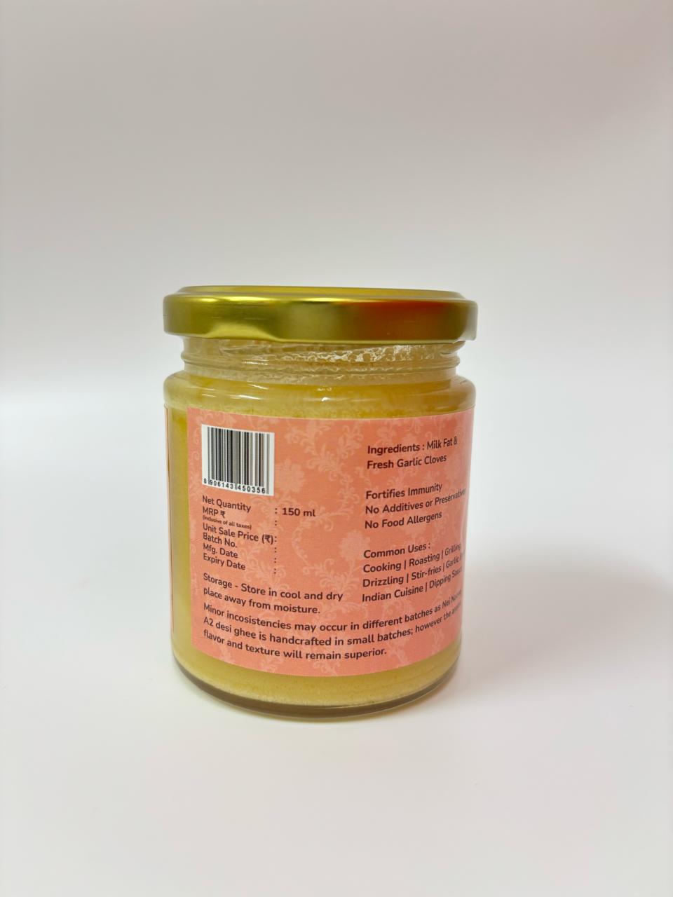 Garlic-Infused A2 Ghee