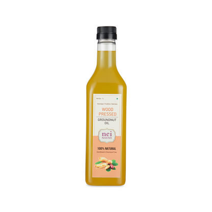 Wood Pressed Groundnut Oil
