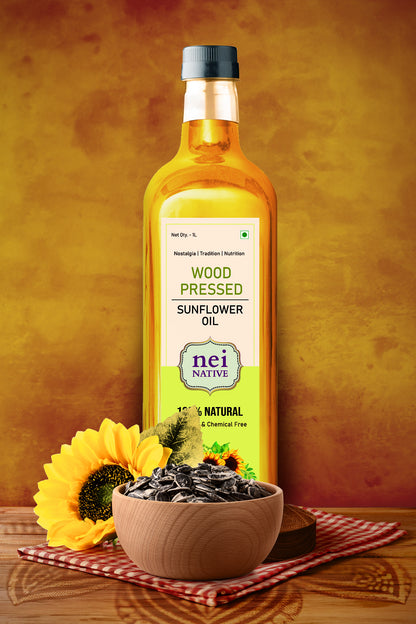 Wood Pressed Sunflower Oil