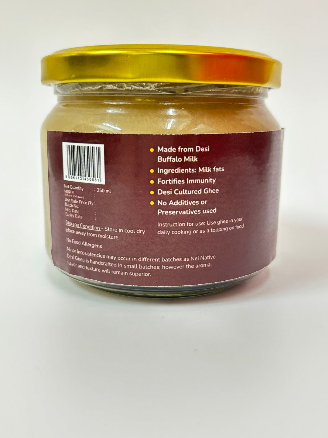 Desi Buffalo Ghee