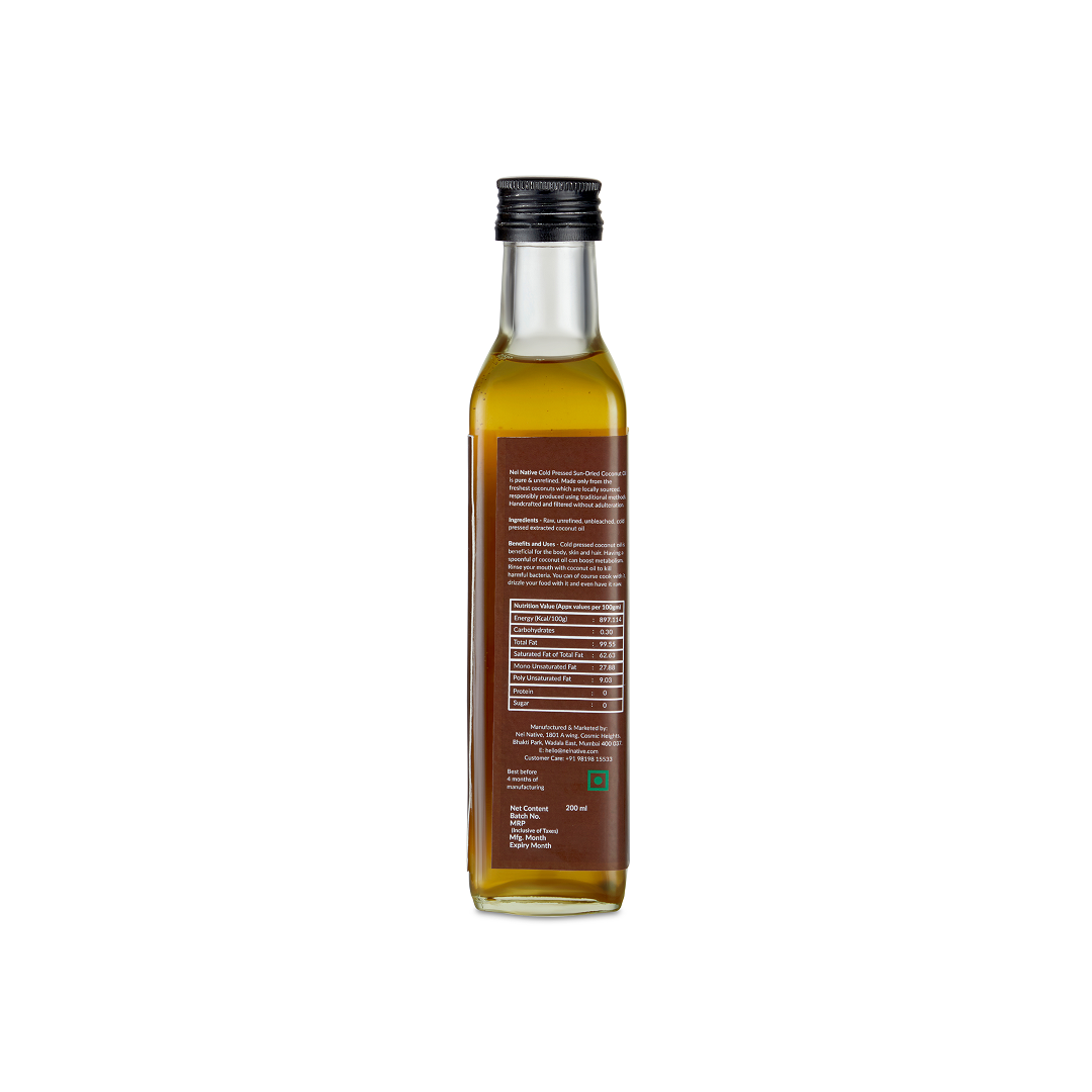 Cold Pressed Sun-Dried Coconut Oil