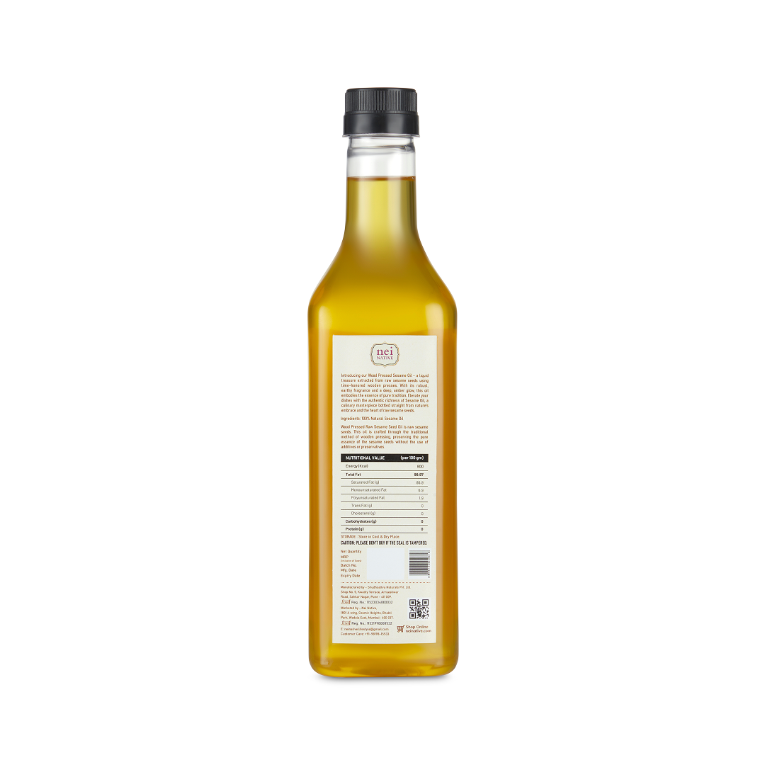 Wood Pressed Sesame Oil